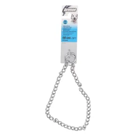 Avenue Deluxe Chrome Plated Choke Chain Collar - Medium - 46 cm (18in)