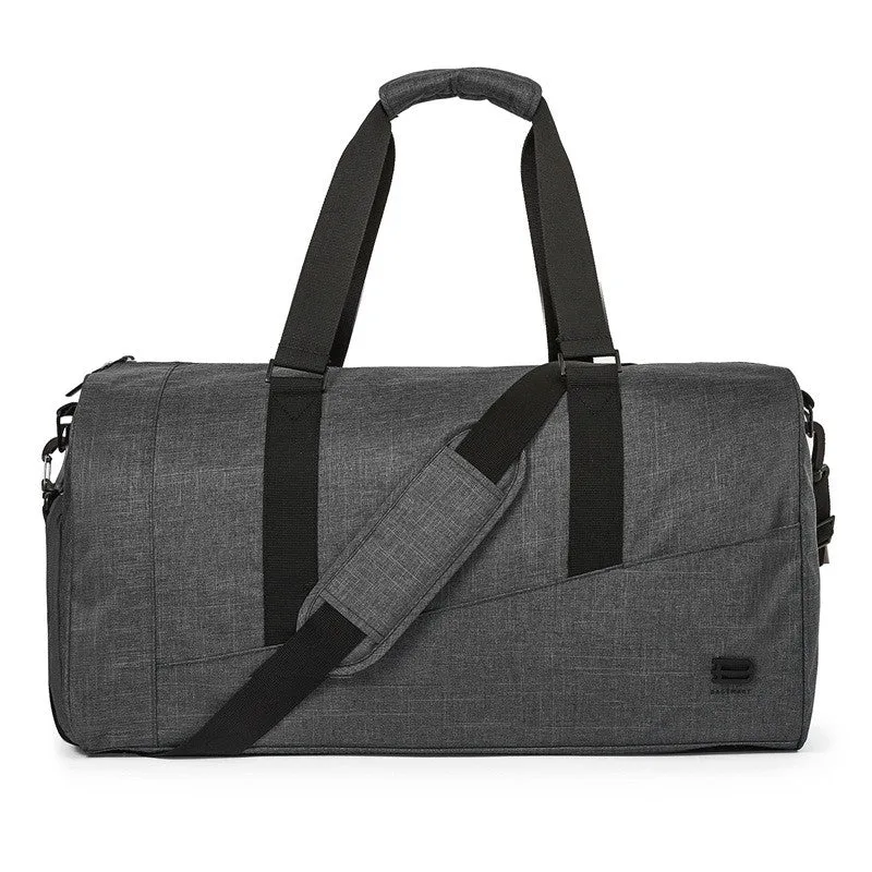 BAGSMART Men Travel Bag Large Capacity Carry on Luggage Bag Nylon Travel Duffle Shoe Pocket Overnight Weekend Bags Travel Tote