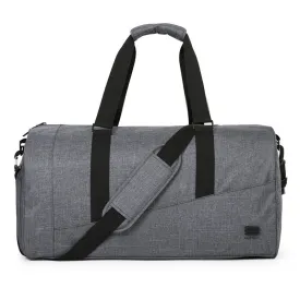 BAGSMART Men Travel Bag Large Capacity Carry on Luggage Bag Nylon Travel Duffle Shoe Pocket Overnight Weekend Bags Travel Tote