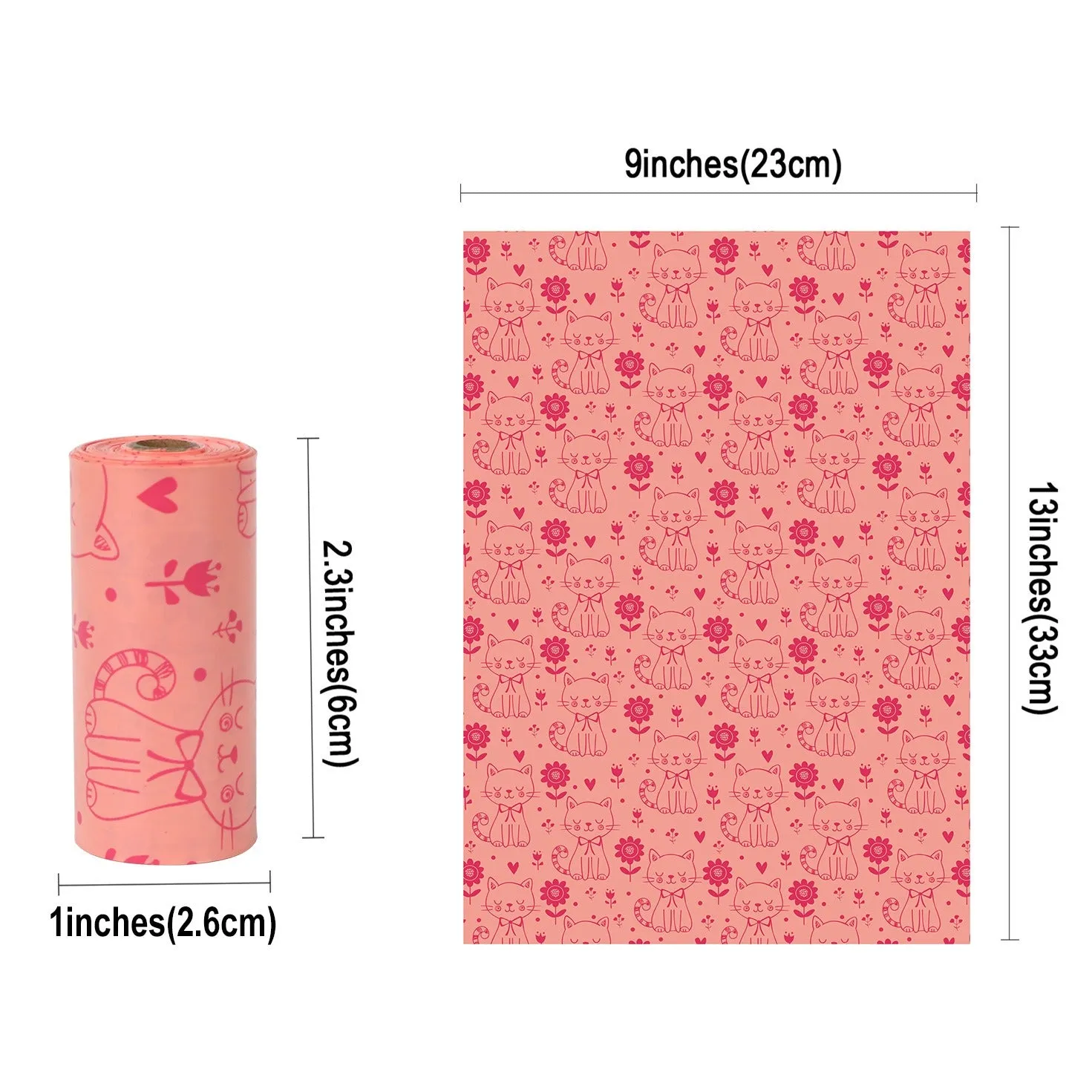Biodegradable pet garbage bags