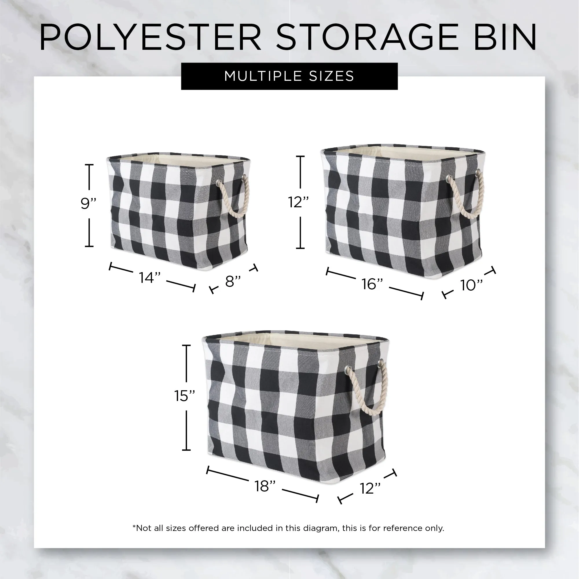 Bone Dry Pet Storage Bin, Striped Paw Patch, Black, Medium - 16x10x12"