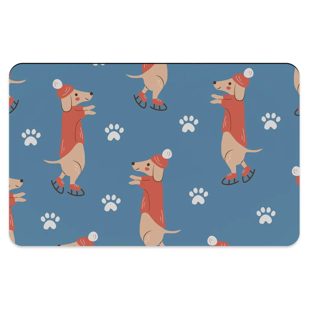 Comfy Dog Pattern (3) - Pet Placemats