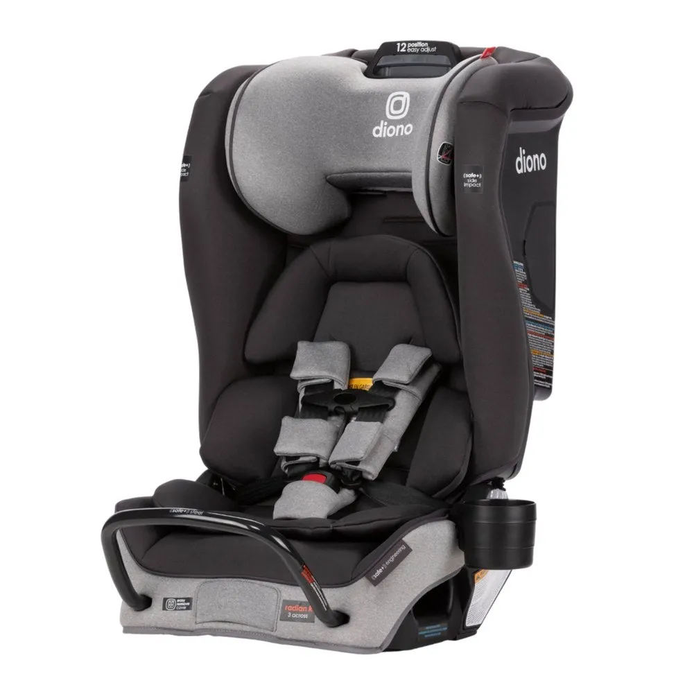 Diono Radian 3RXT SafePlus Convertible Car Seat - Grey Slate