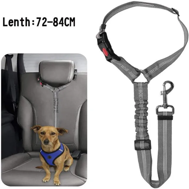 Dog Car Seat Belt Elastic Safety Rope