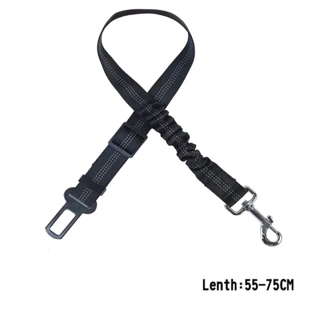 Dog Car Seat Belt Elastic Safety Rope