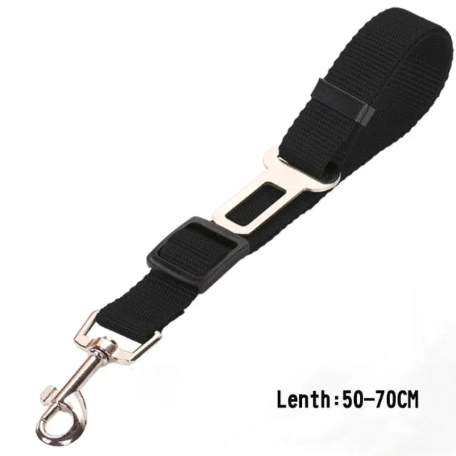 Dog Car Seat Belt Elastic Safety Rope