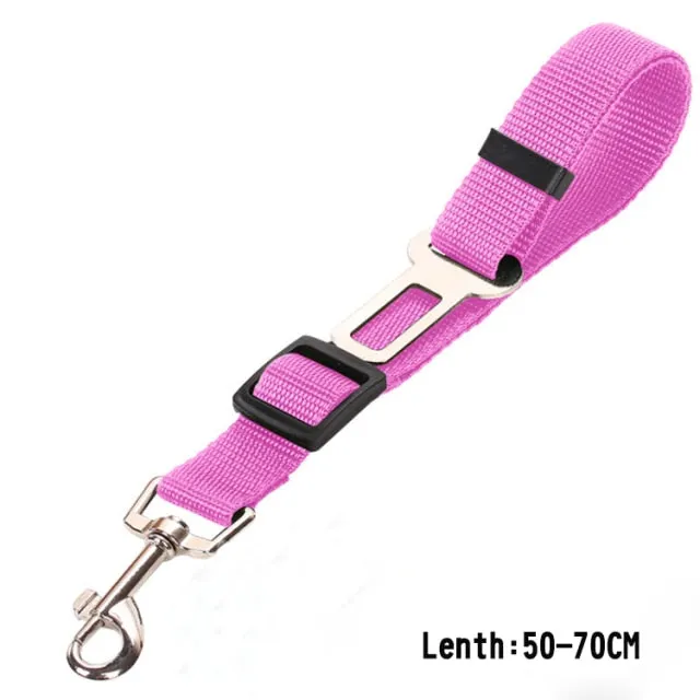 Dog Car Seat Belt Elastic Safety Rope
