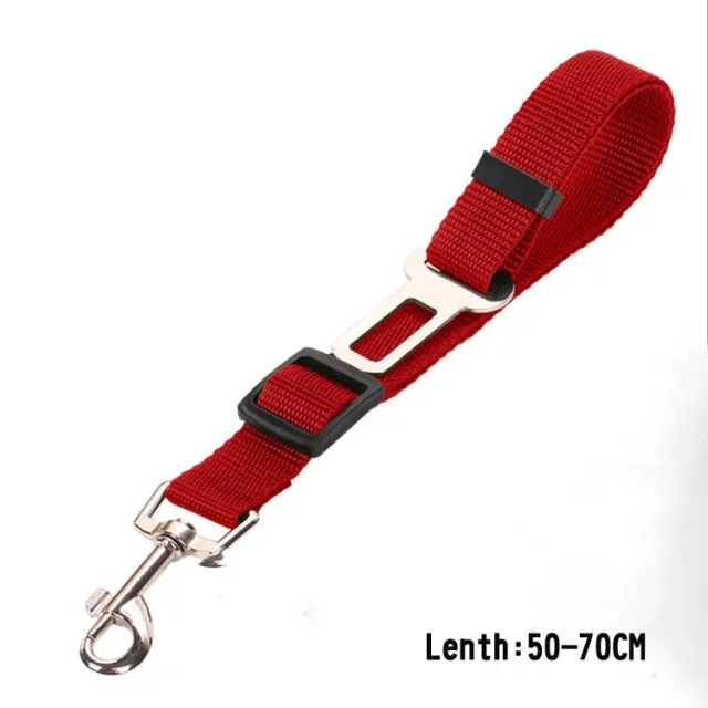 Dog Car Seat Belt Elastic Safety Rope