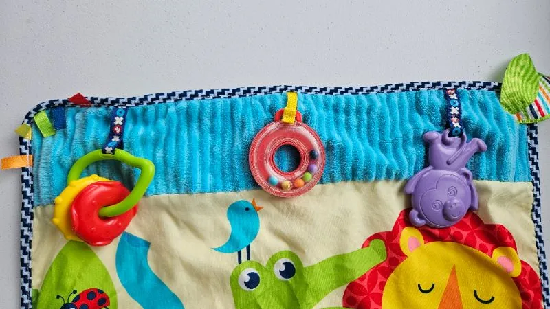Fisher-Price On-the-Go Activity Throw Baby Blanket