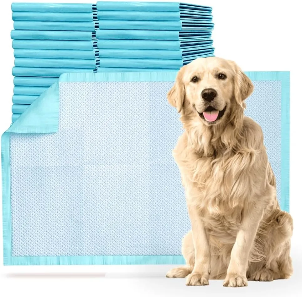 FPN Puppy Pee Pads for Dogs -100 Pack, (36x48 Inch) - XXL Heavy Duty 5-Layer Training Pads Instant Absorption, Leak-Proof, Odor Control, Extra Absorbent, Durable Puppies Dog Pads