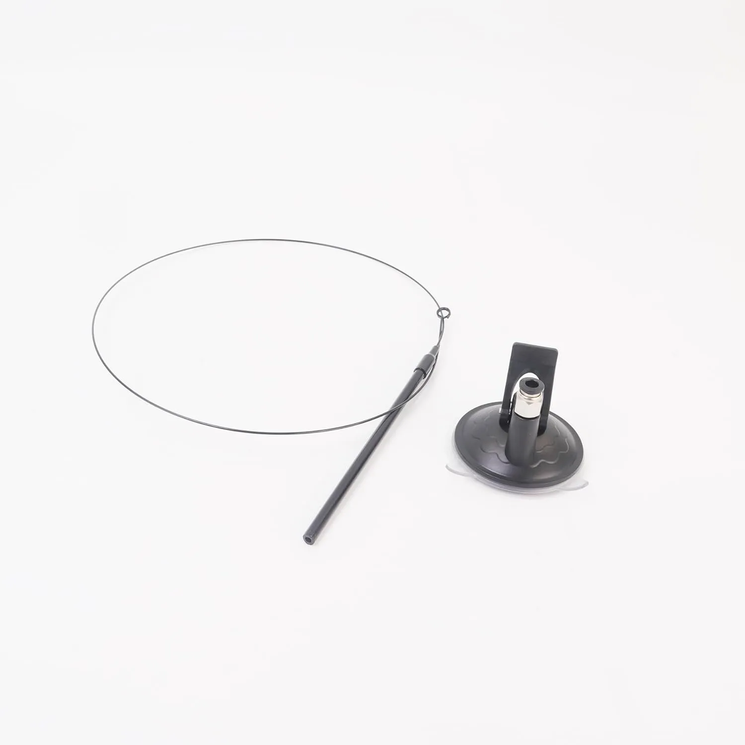 Interactive Cat Toy - 2-in-1 Suction Cup Cat Wand with Super Strong Adhesion Self-Play & Handheld Modes Works on Windows, Tile, Hardwood & Smooth Surfaces