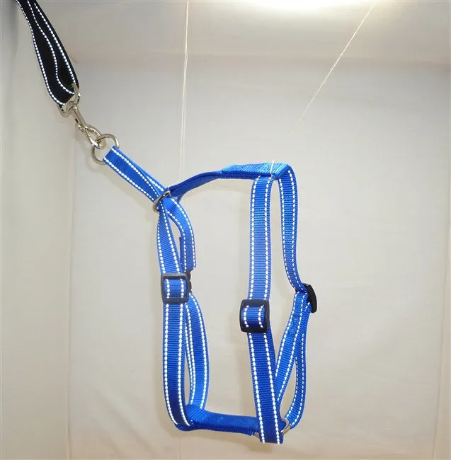 Locatis Reflective No Pull Harness Royal Blue