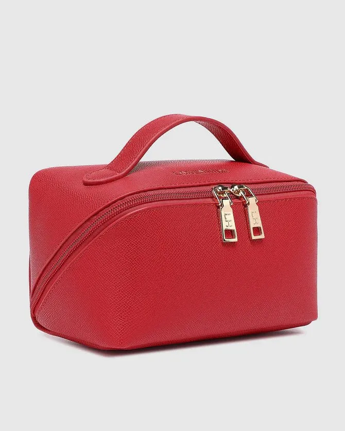 LOUENHIDE ELLIS MAKEUP BAG RED LOU6792RED