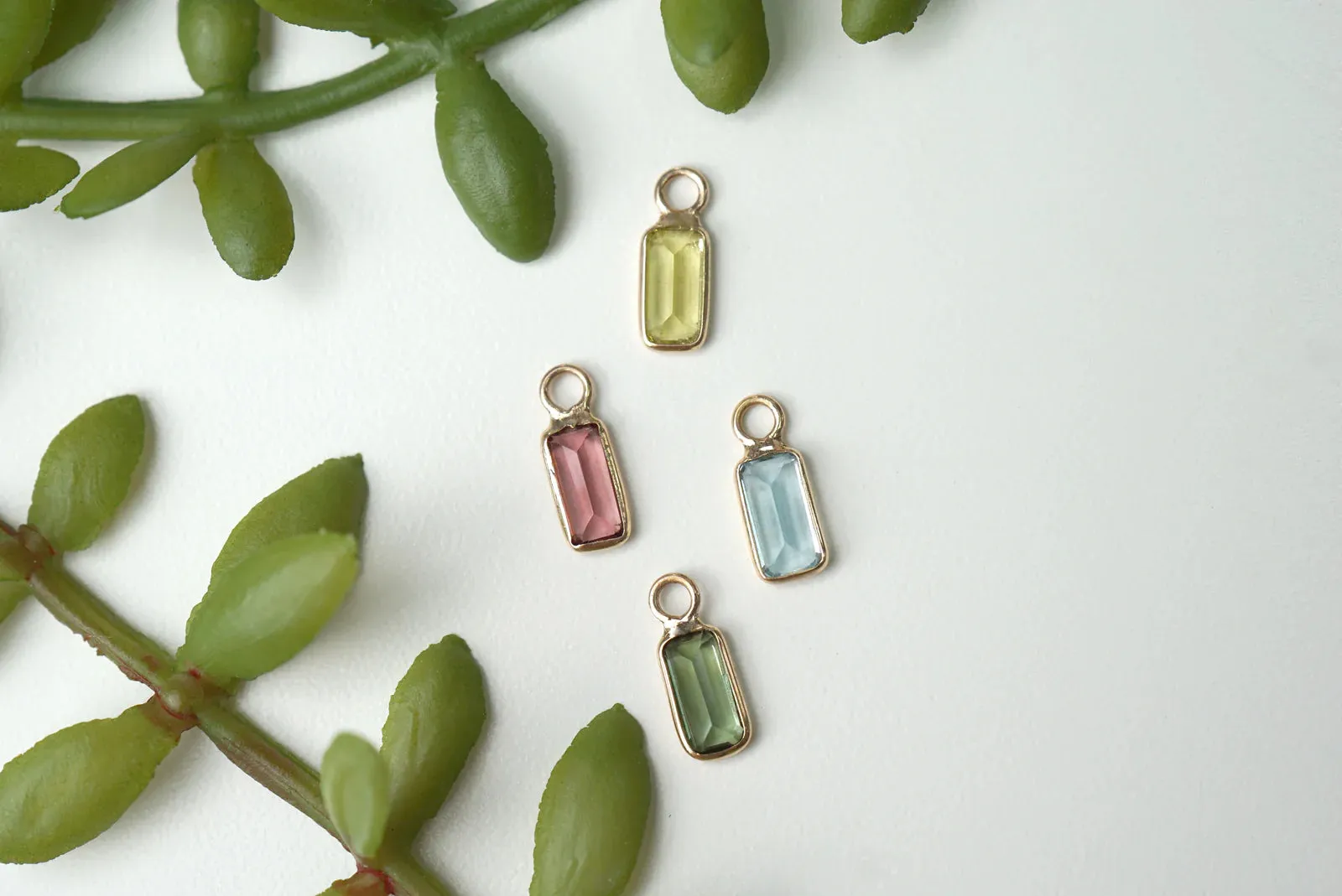 Modern Mood Emerald Cut Charm