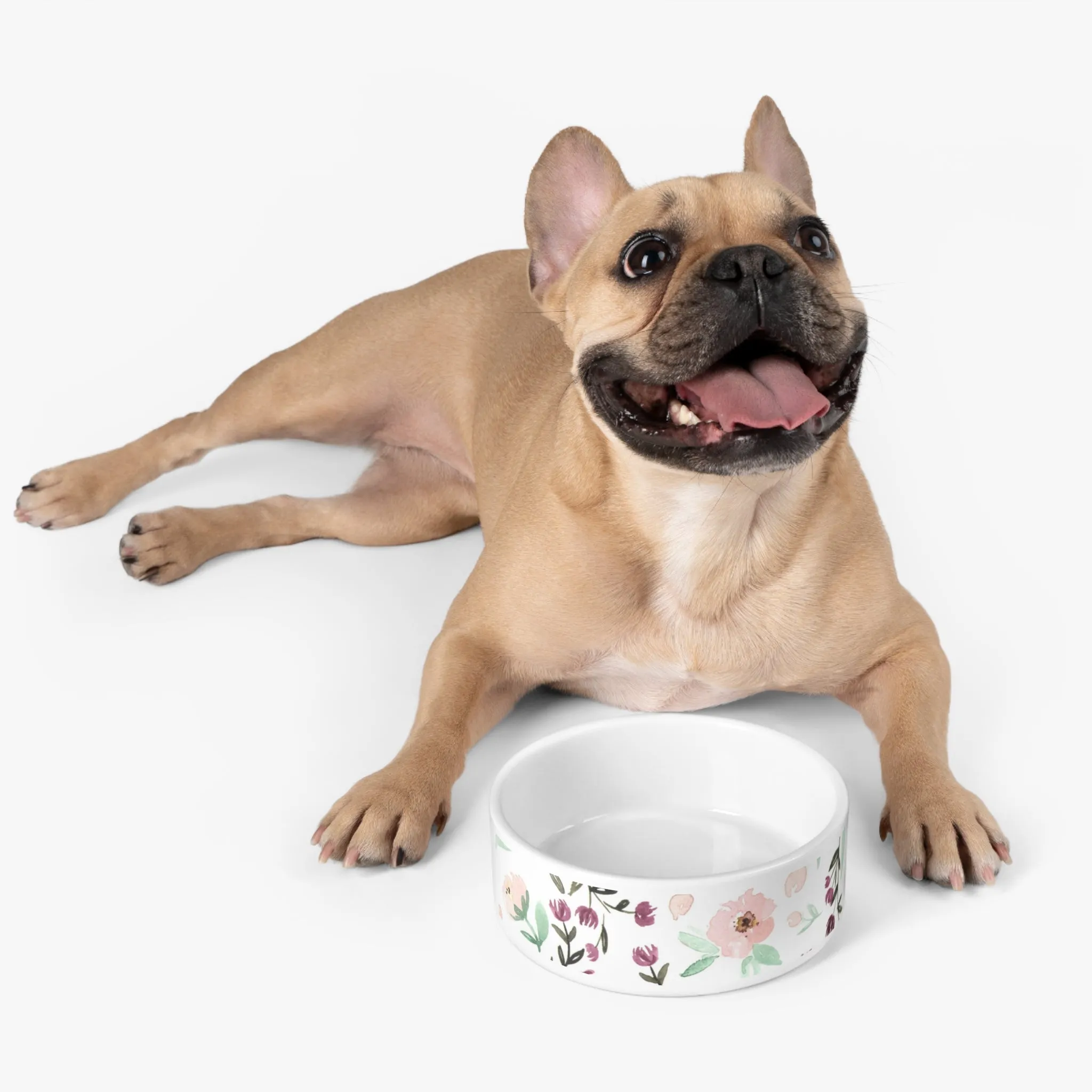 Mom's Flowers Pet Bowl