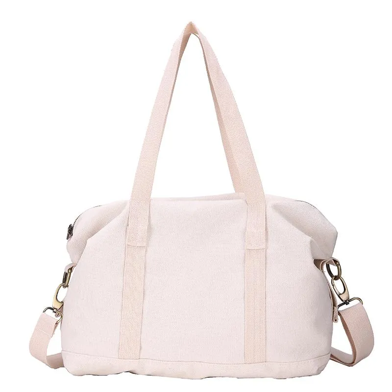New Fashion Travel Bags Women Large Capacity Shoulder Bag High Quality Canvas Storage Bag Mujer Bag