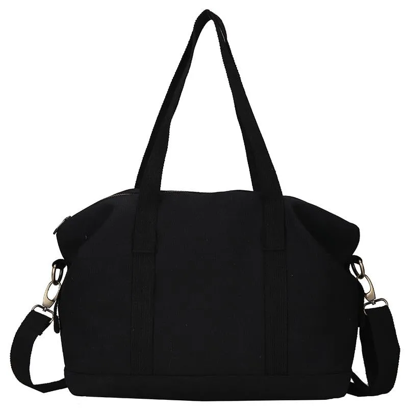 New Fashion Travel Bags Women Large Capacity Shoulder Bag High Quality Canvas Storage Bag Mujer Bag