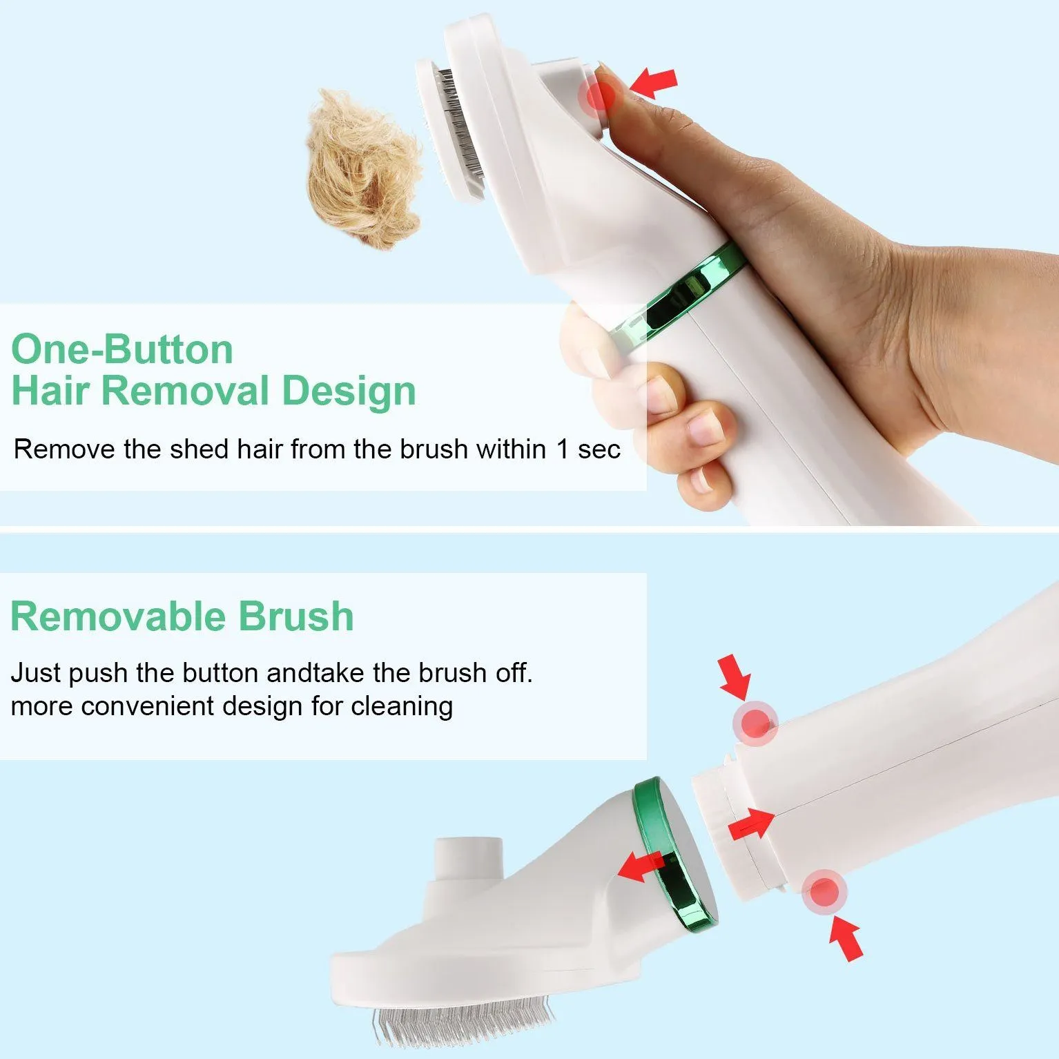 Ownpets 2-in-1 Pet Hair Dryer Portable