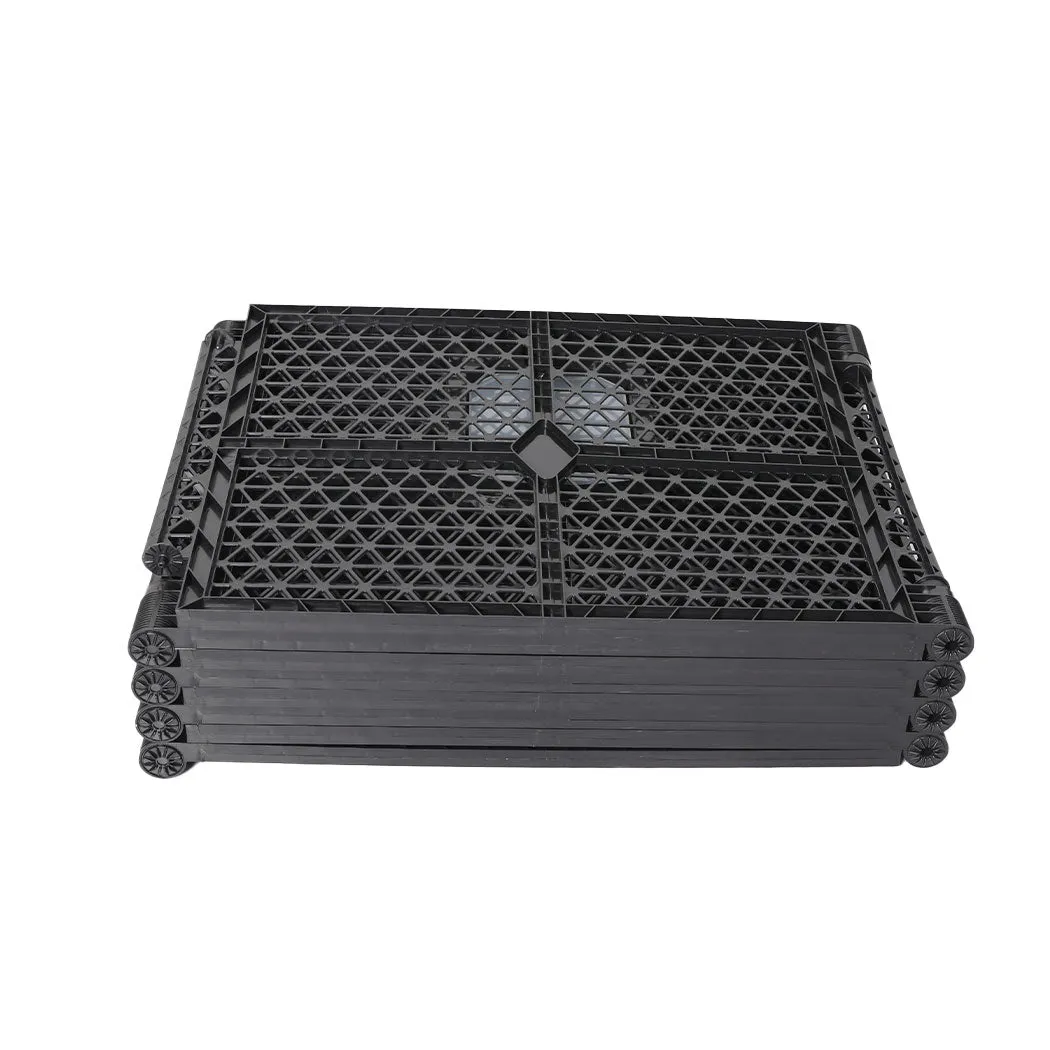 Pet Playpen Foldable Portable Dog Play Pens Plastic Garden Outdoor - 8 Panels