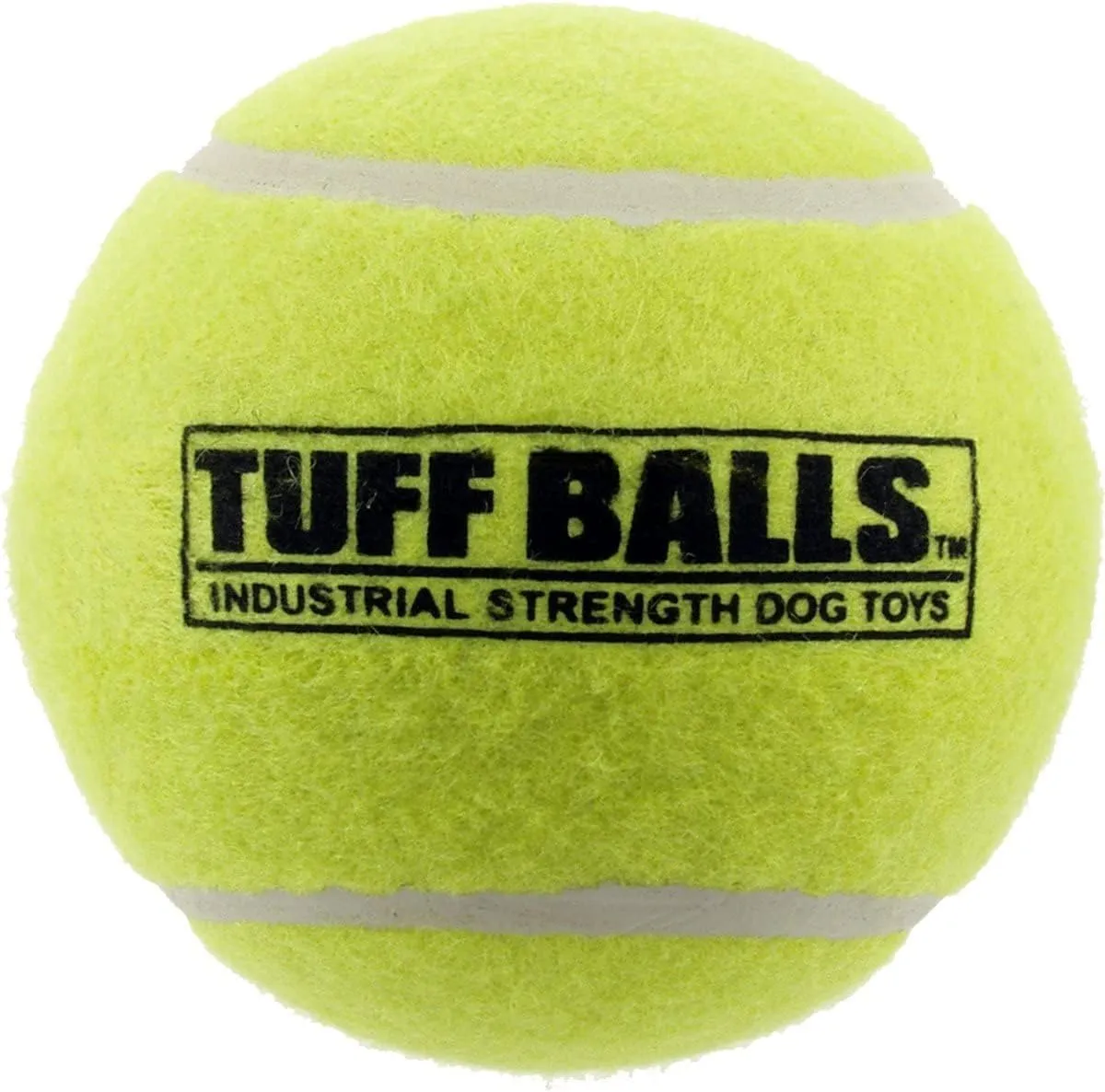 PetSport Giant Tuff Ball - Giant Tennis Balls for Large Dogs, Chew Toy for Aggressive Chewers, Certified Non-toxic, Wont Wear Down Teeth - 4"