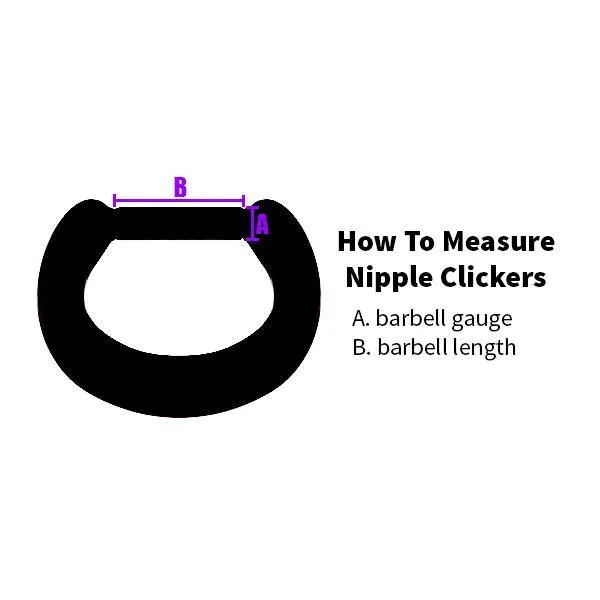 Rose Rose Gold Nipple Clickers