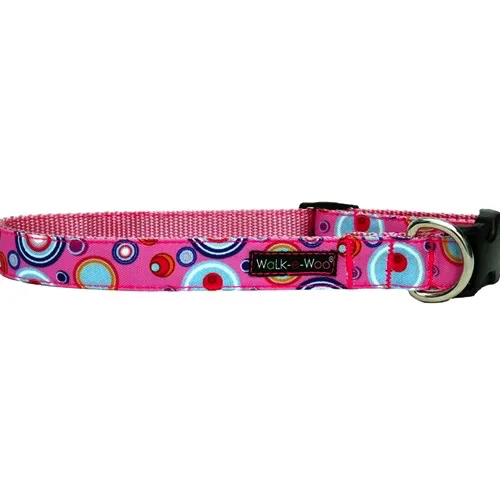 Walk-e-Woo Pink Martini Collar