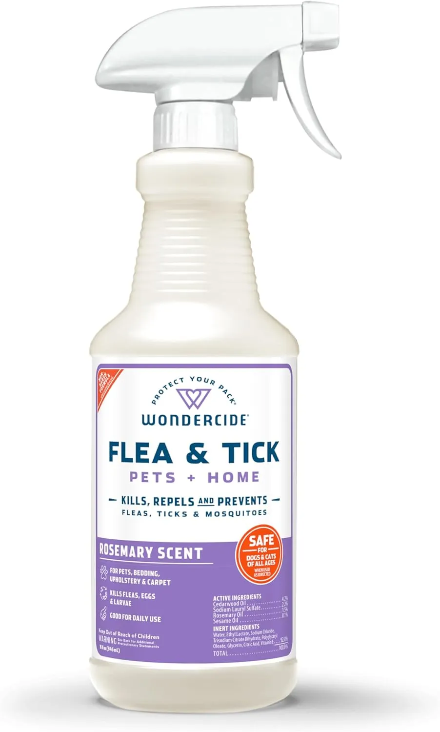 Wondercide Flea, Tick & Mosquito Control Spray for Pets   Home