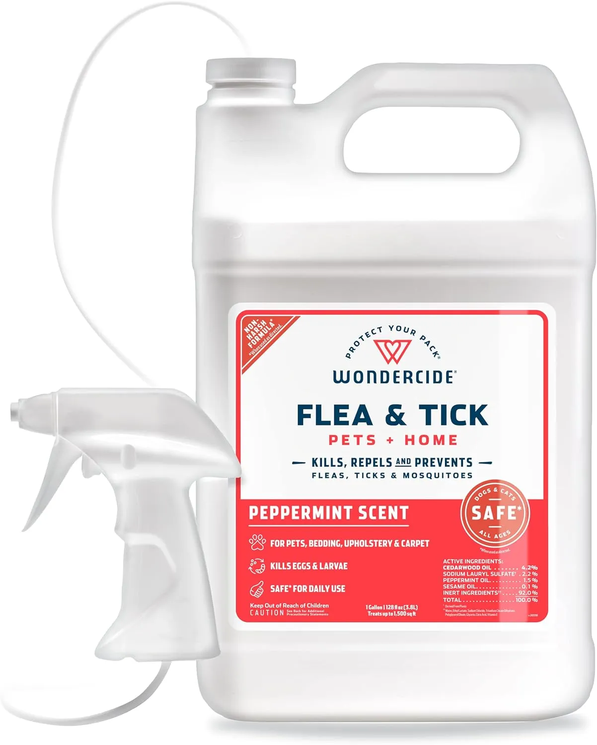 Wondercide Flea, Tick & Mosquito Control Spray for Pets   Home
