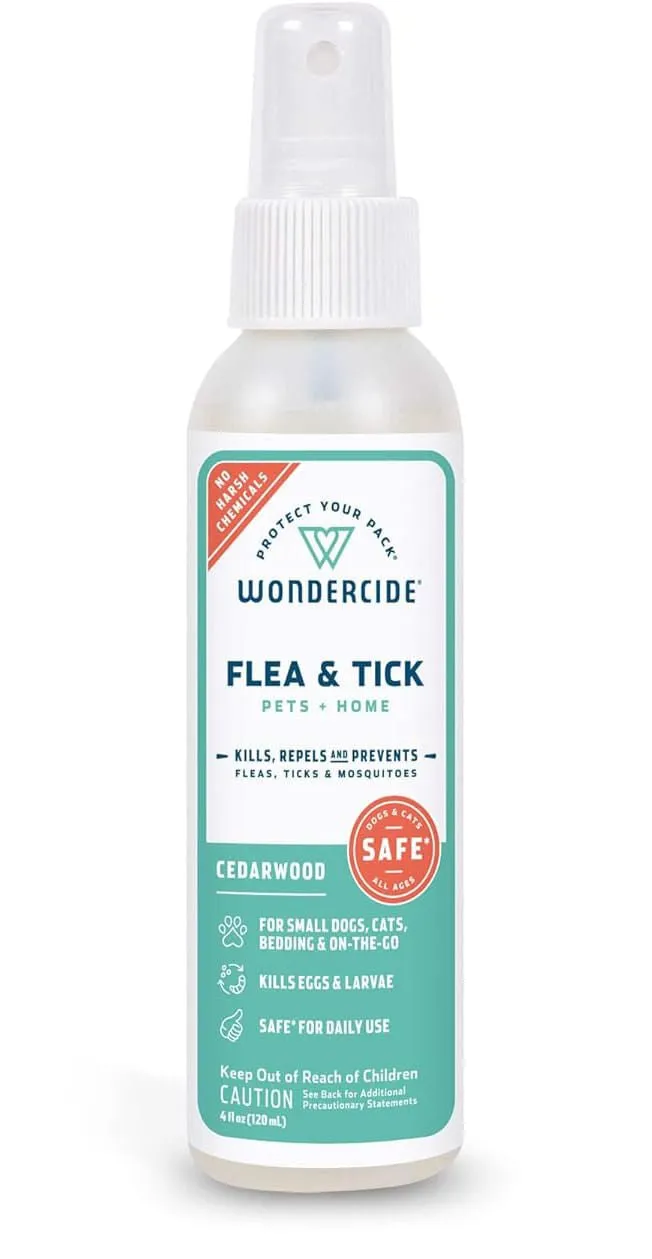Wondercide Flea, Tick & Mosquito Control Spray for Pets   Home