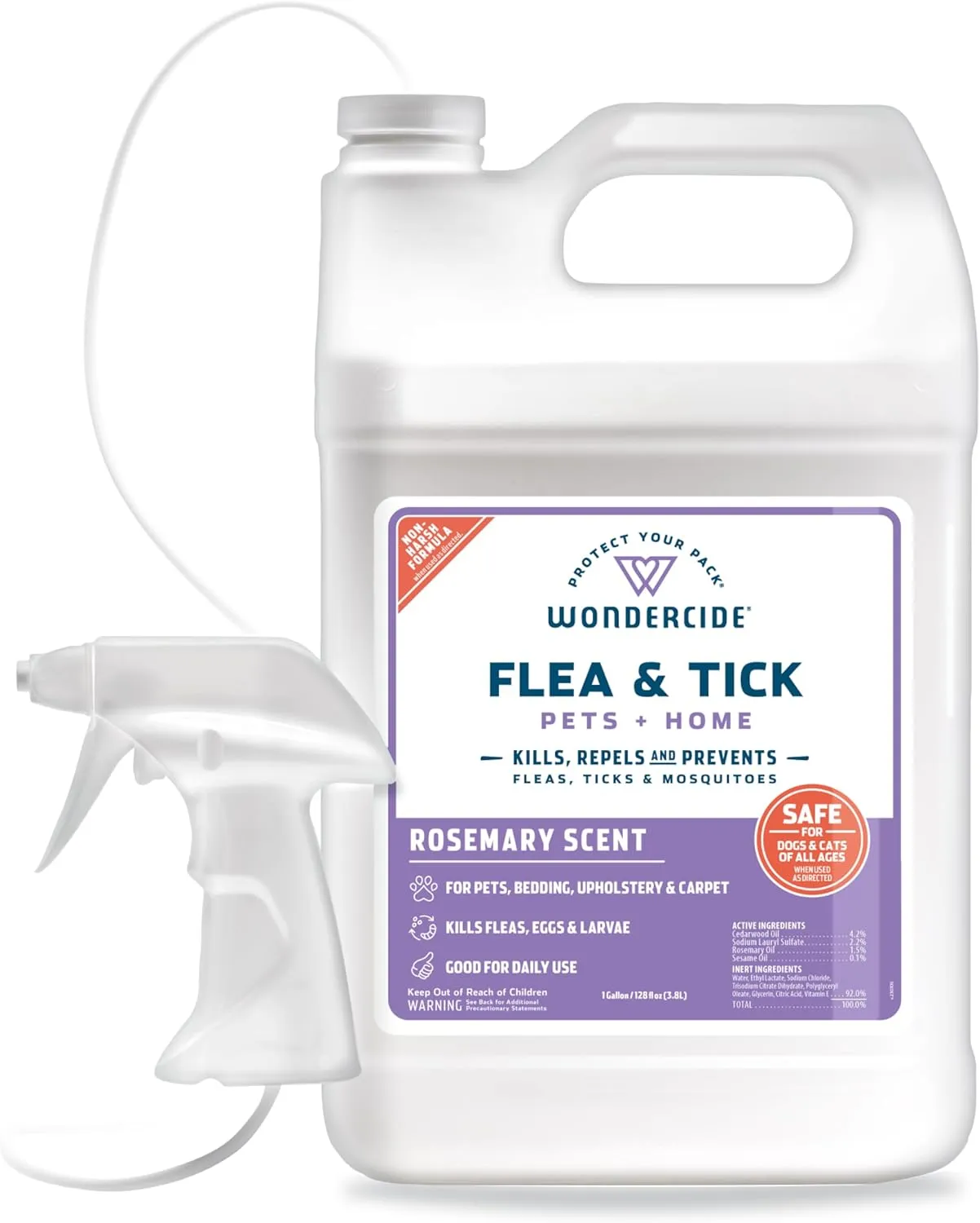 Wondercide Flea, Tick & Mosquito Control Spray for Pets   Home